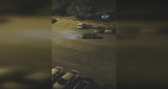 Tatil Beldesinde Drift Yapan Sürücüye Tepki