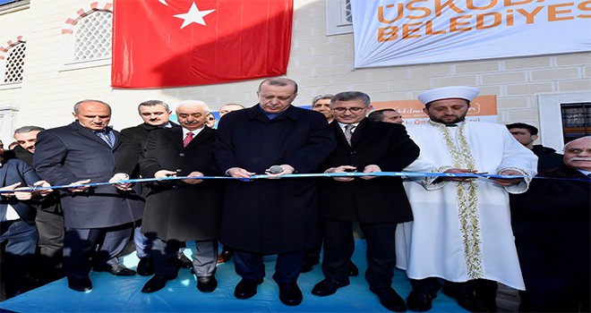 Hacı Harun Ekşi  Camii Cumhurbaşkanı Recep Tayyip Erdoğan’ın Katılımlarıyla İbadete Açıldı