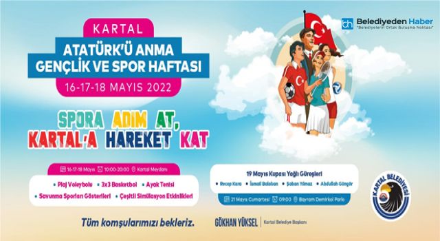 Kartal Belediyesi’nden 19 Mayıs Ruhuna Özgü Kutlama