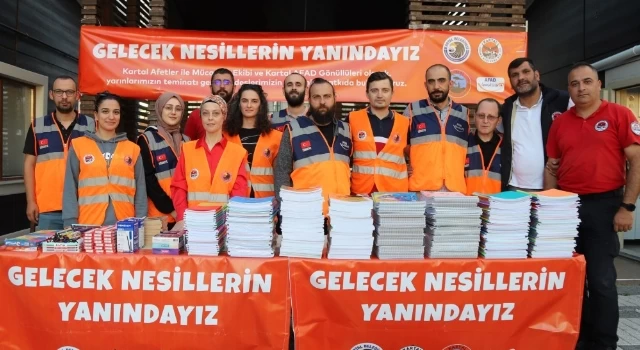 Kartallı Sivil Savunma Ekiplerinden Doğudaki Okullara Yardım Eli