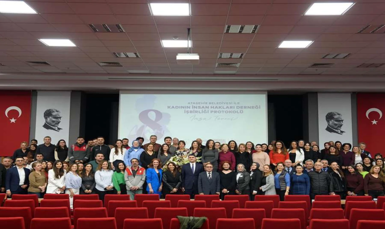 Ataşehir Belediyesi Kadın Hakları Mücadelesini Destekliyor