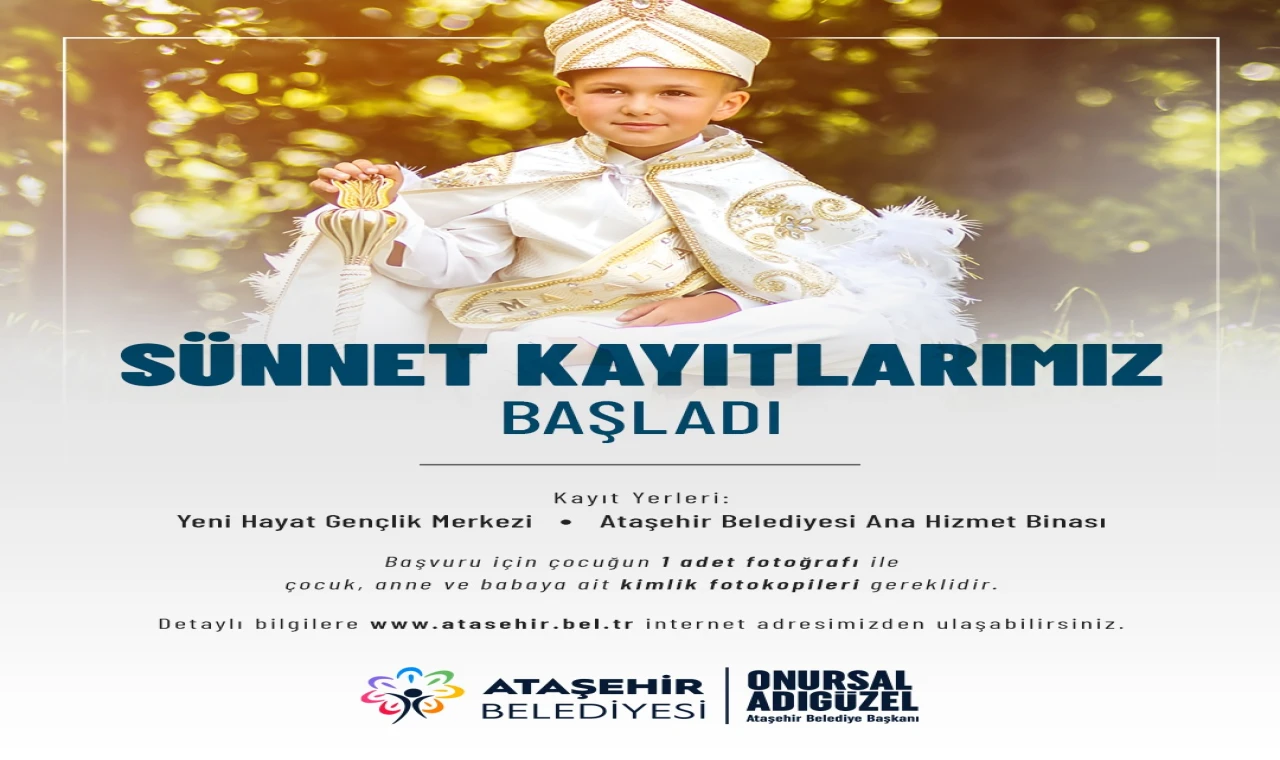 Ataşehir’de Çocuklar İçin Ücretsiz Sünnet Hizmeti