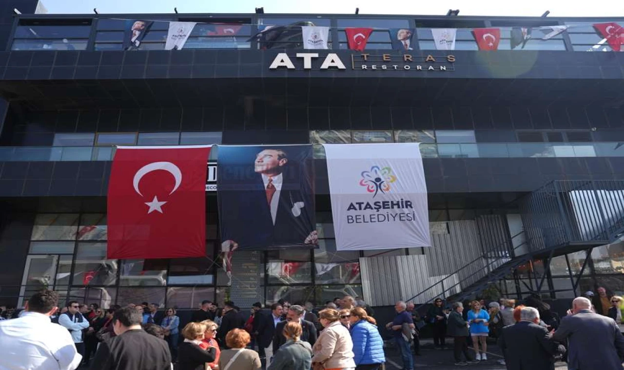 Ataşehir’de İlk Sosyal Tesis Restoranı Ata Teras Açıldı