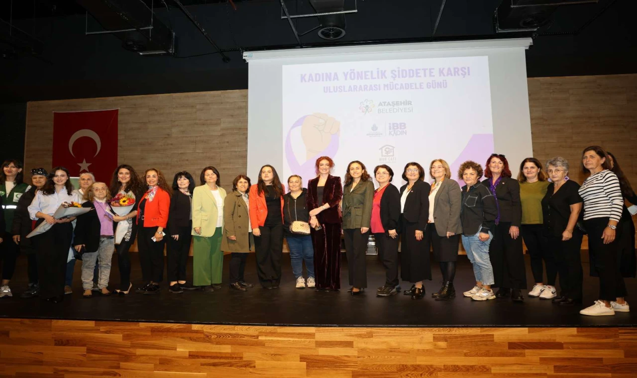 Ataşehir’den Kadına Şiddete Karşı Güçlü Mesaj