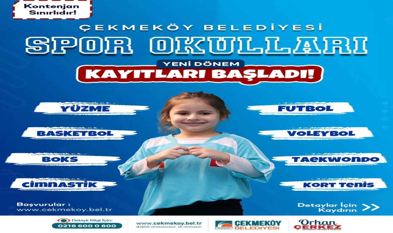 Çekmeköy Belediyesi Sporla Dolu Bir Yaz İçin Hazır