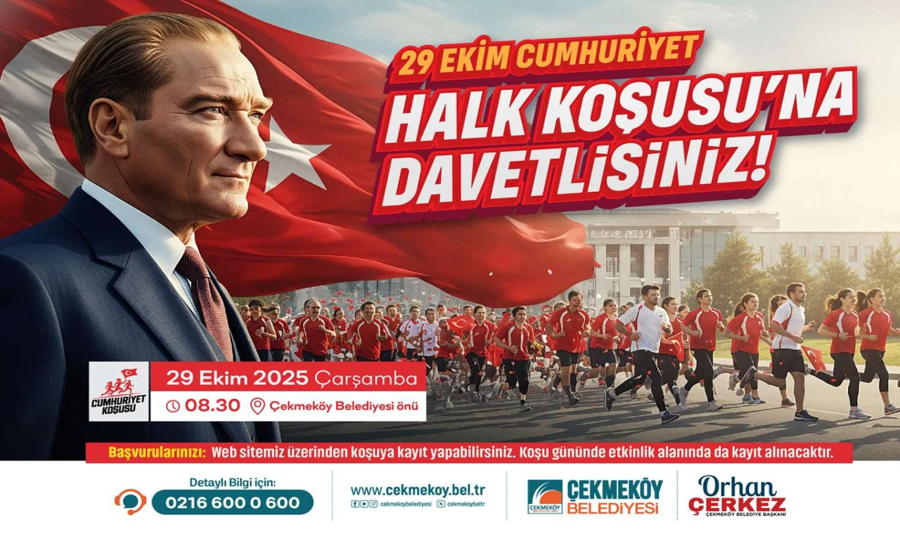 Cumhuriyet Bayramı Çekmeköy’de Koşu Etkinliğiyle Kutlanacak