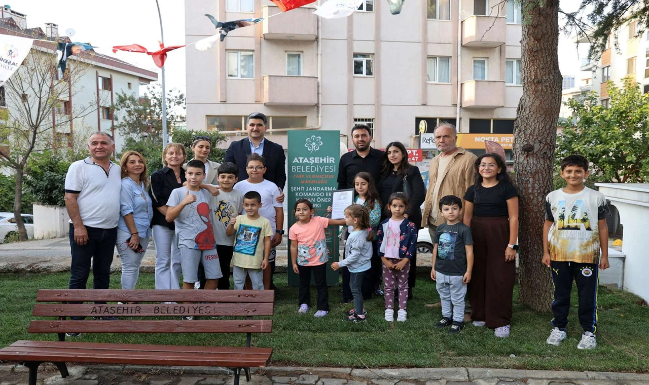 Şehidin Adı Ataşehir’deki Parkta Ölümsüzleşiyor
