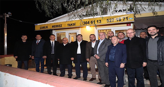Başkan Hasan Can’dan Çakmak Mahallesi Çakmak Çamlık Taksi Durağına Ziyaret