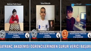 SATRANÇ AKADEMİSİ ÖĞRENCİLERİNDEN GURUR VERİCİ BAŞARI