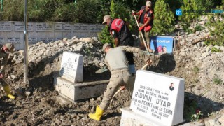 Bozkurt'ta Toprak Altında Kalan Şehitlik, Yeniden Gün Yüzüne Çıkarıldı