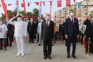 Büyük Zafer’in 99’uncu Yılı Kutlamaları, Kartal'da Ata’ya Çelenk Sunulması ile Başladı