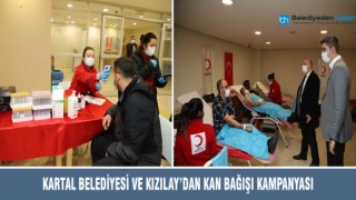 Kartal'da belediye personelinden kan bağışına tam destek!