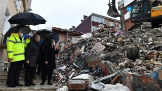 DOĞALGAZ PATLAMASINDA ZARAR GÖREN VATANDAŞLARIMIZIN YANINDAYIZ