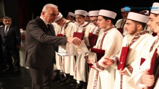 BAŞKAN İSMET YILDIRIM HAFIZLIK İCAZET MERASİMİNE KATILDI