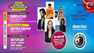 KARTAL’DA 19 MAYIS 3 GÜN 3 GECE KUTLANACAK