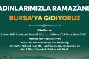 Silivri Belediyesinden Kadınlara Özel Bursa Gezisi