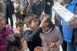 ÜMRANİYE BELEDİYESİ DEPREMZEDE ÇOCUKLARIN YÜZÜNÜ GÜLDÜRDÜ