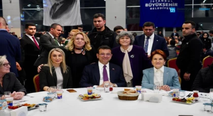 Akşener Ve İmamoğlu, Muhtarlarla İftarda Buluştu