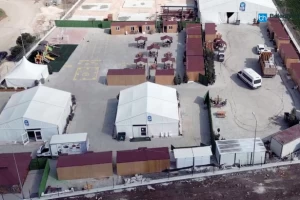 Yaşam Destek Alanı'nda kalıcı evler inşa ediliyor