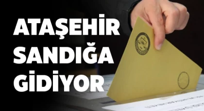 Ataşehir’de oy verme işlemleri başladı!