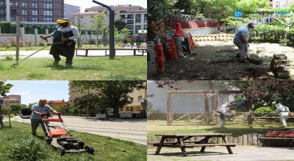 KARTAL’IN PARKLARI YAZA HAZIRLANIYOR