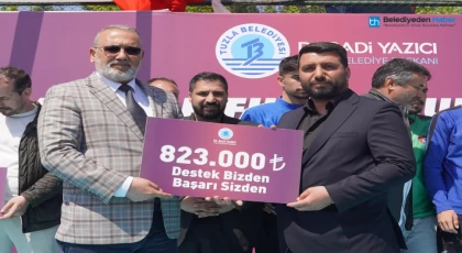 Tuzla Belediyesi’nden Amatör Spor Kulüplerine 823 Bin Lira Destek