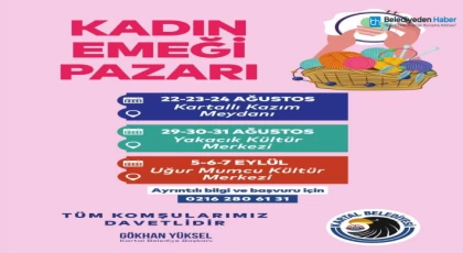 Kartal’da Kadın Emeği Pazarı Açılıyor