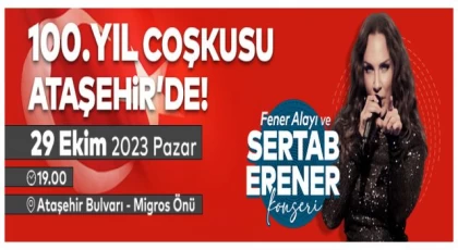 Cumhuriyetin 100.Yılı Ataşehir’de Kutlanacak!