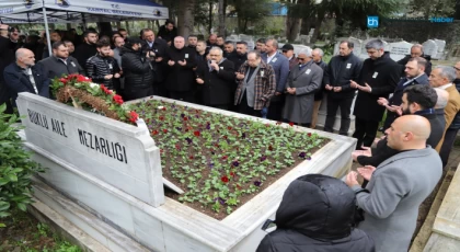 Merhum Başkan Mehmet Ali Büklü,  Mezarı Başında Anıldı