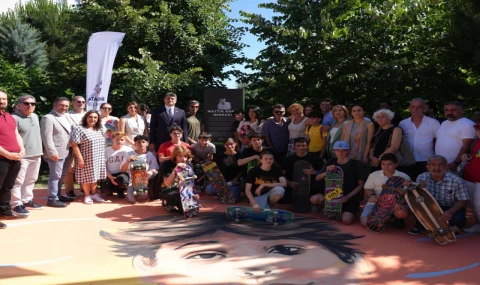 Ataşehir’de Mattia Ahmet Minguzzi Kaykay Parkı Açıldı